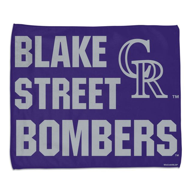 Colorado Rockies BLAKE STREET BOMBERS Rally Towel - Full color