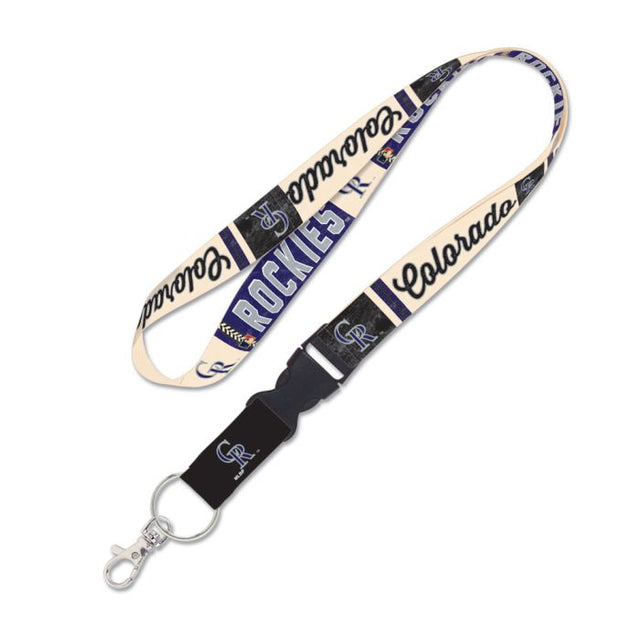 Colorado Rockies / Cooperstown Lanyard w/detachable buckle 1"