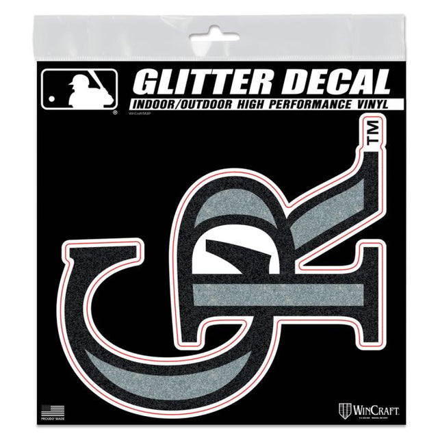 Calcomanía con brillantina de los Colorado Rockies de 6" x 6"