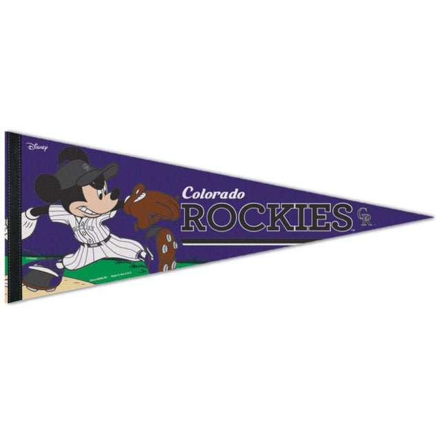 Banderín premium de Disney / Colorado Rockies de 12" x 30"