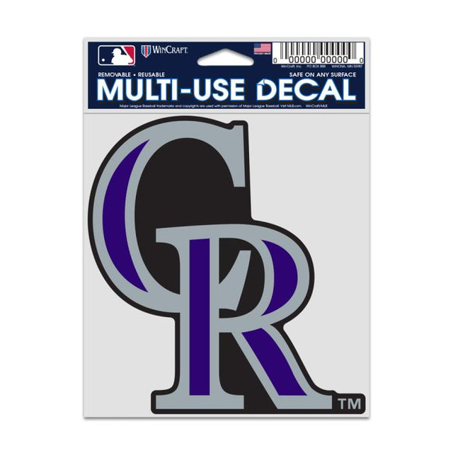 科罗拉多洛矶队球迷贴纸 3.75 英寸 x 5 英寸