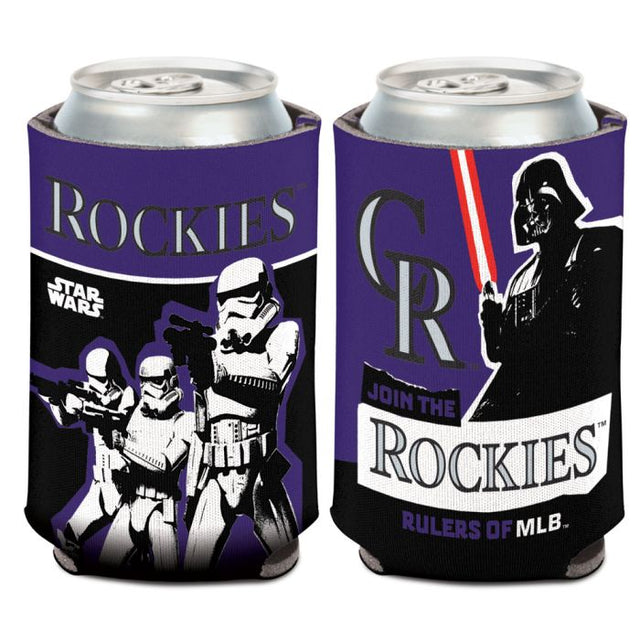 Enfriador de lata Colorado Rockies / Star Wars Darth Vader de 12 oz.