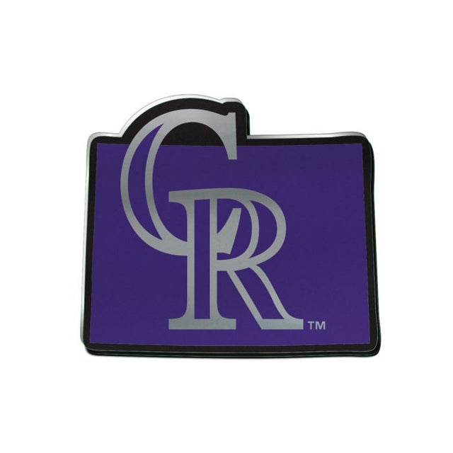 Emblema acrílico para automóvil del estado de Colorado Rockies