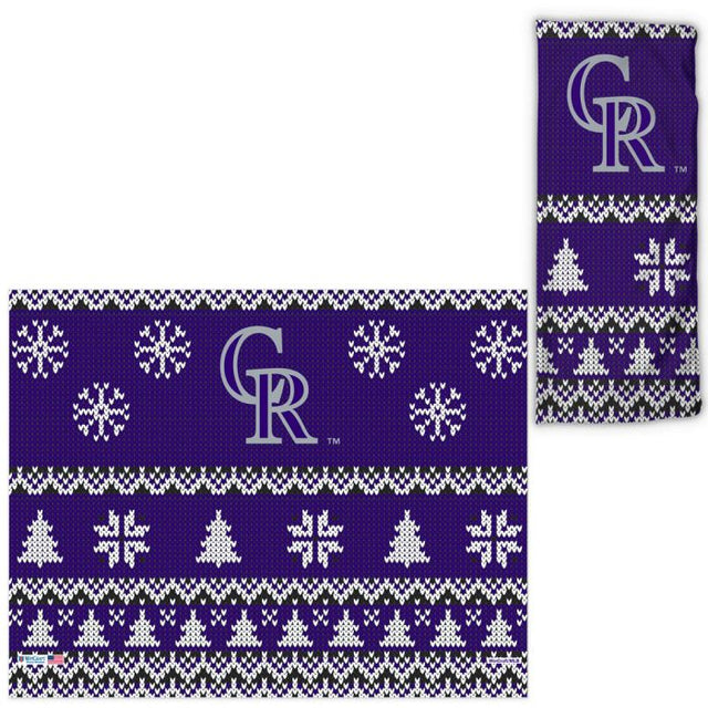 Colorado Rockies / Ugly Sweater Ugly Sweater Fan Wraps