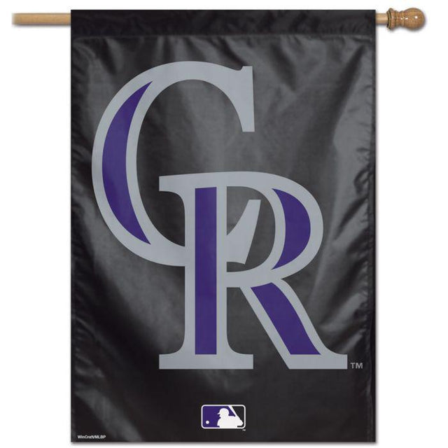 Bandera vertical de los Colorado Rockies de 28" x 40"