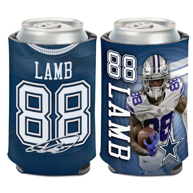Enfriador de latas de 12 oz de los Dallas Cowboys CeeDee Lamb