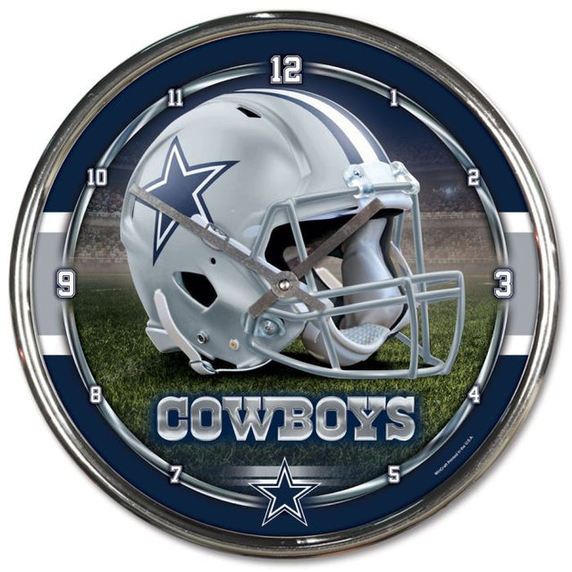 Reloj cromado de los Dallas Cowboys