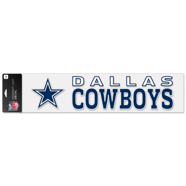 Dallas Cowboys Perfect Cut Decals 4" x 17"