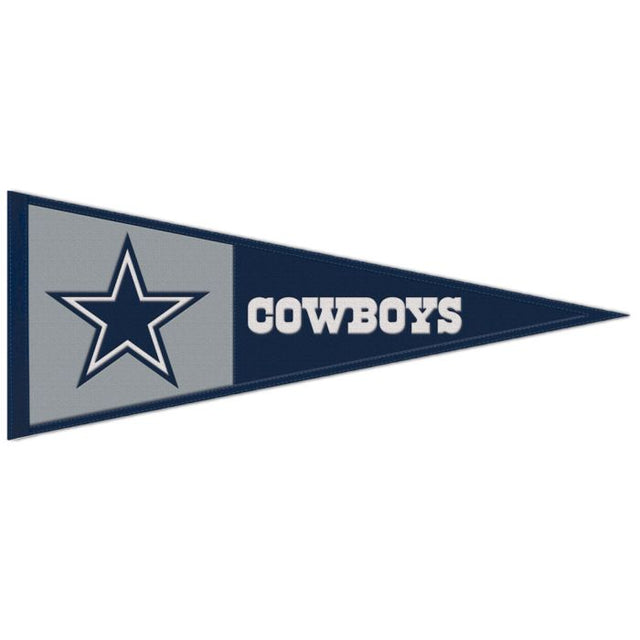 Banderín de lana de los Dallas Cowboys de 13" x 32"