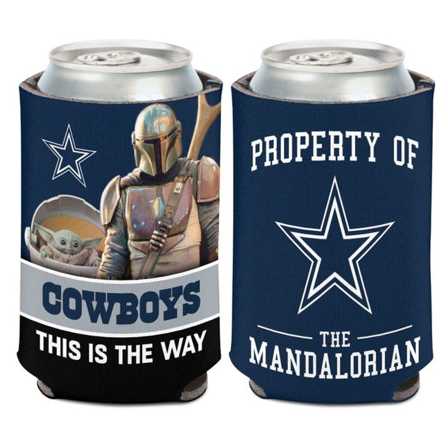 Enfriador de lata Dallas Cowboys / Star Wars Mandalorian de 12 oz.