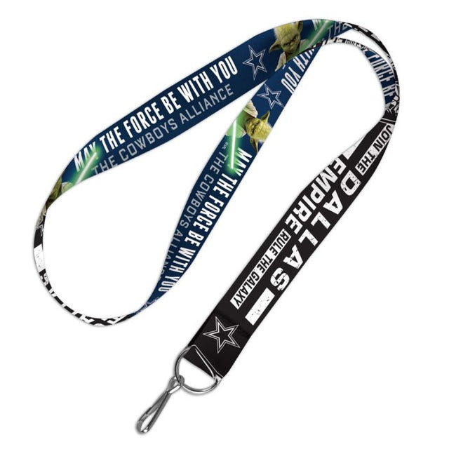 Dallas Cowboys / Star Wars Yoda/Vader Lanyard 1"