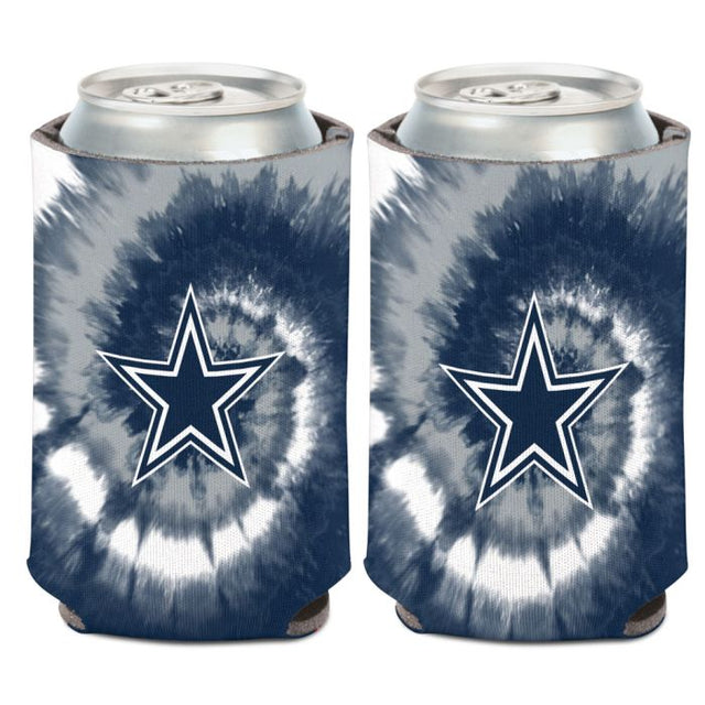 Enfriador de lata con teñido anudado de los Dallas Cowboys, 12 oz.