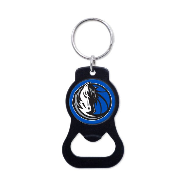 Llavero con abrebotellas de color negro de los Dallas Mavericks