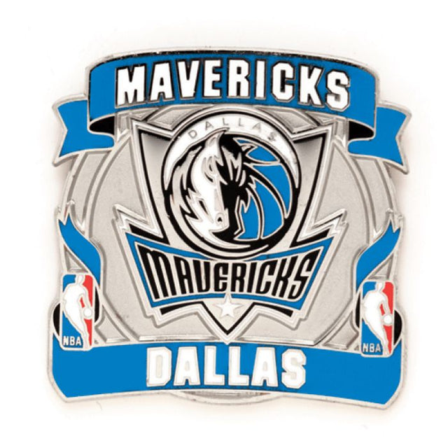 Tarjeta de joyería con pin de colección de los Dallas Mavericks