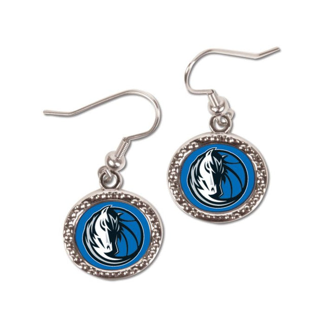 Pendientes de los Dallas Mavericks con forma de corazón
