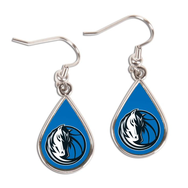 Pendientes de los Dallas Mavericks con forma de lágrima
