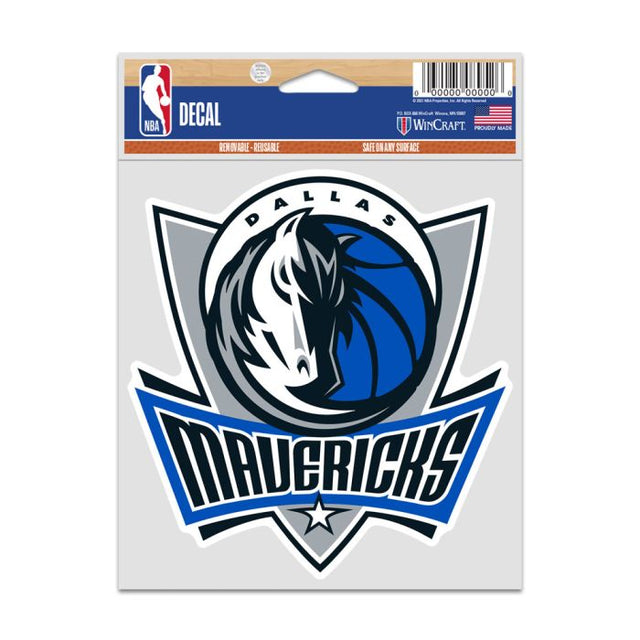 Calcomanías para fanáticos de los Dallas Mavericks de 3,75" x 5"