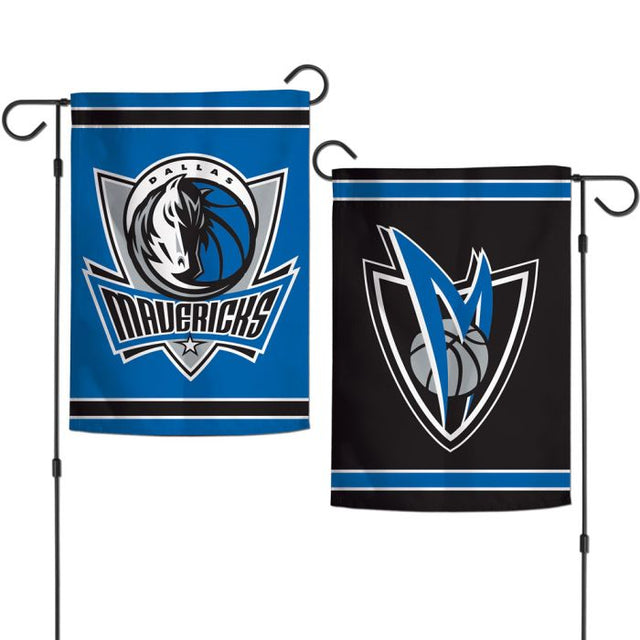 Banderas de jardín de los Dallas Mavericks, de 2 lados, 12,5" x 18"