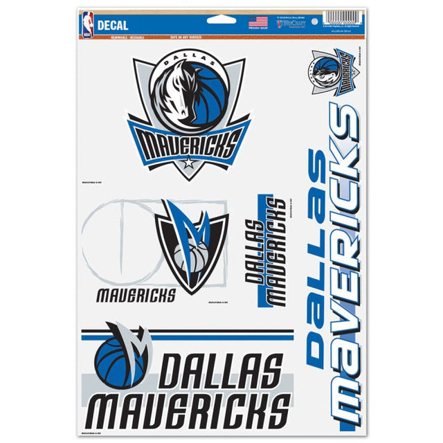 Calcomanía multiusos de los Dallas Mavericks, 11" x 17"