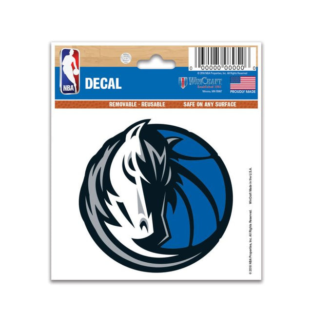 Calcomanía multiusos de los Dallas Mavericks de 3" x 4"