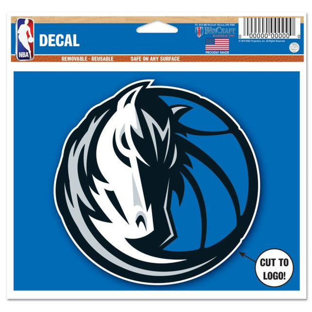 Calcomanía multiusos de los Dallas Mavericks: logotipo recortado de 5" x 6"