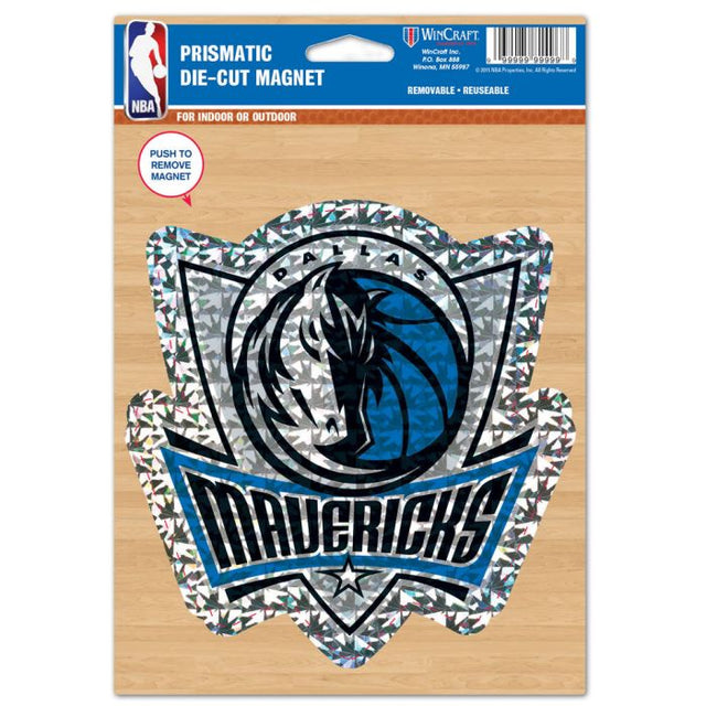Imán prismático de los Dallas Mavericks de 6" x 9"