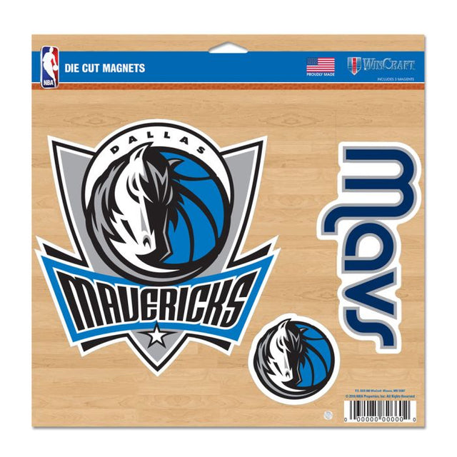 Imán de vinilo de los Dallas Mavericks de 11" x 11"