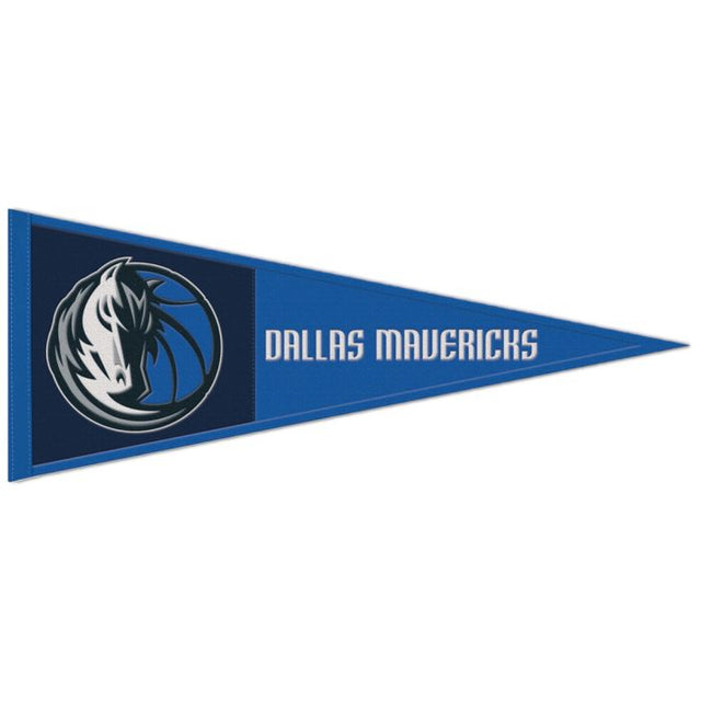 Banderín de lana de los Dallas Mavericks de 13" x 32"