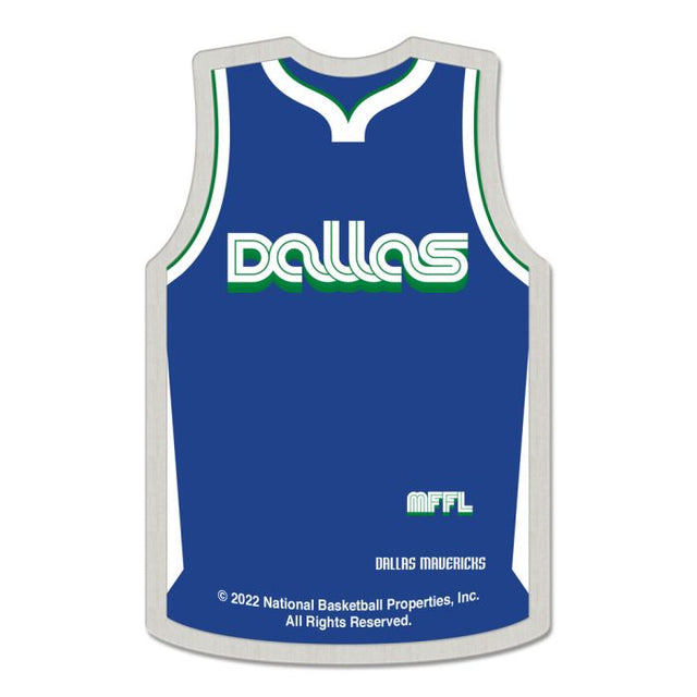 Tarjeta de joyería con pin de colección de la ciudad de Dallas Mavericks
