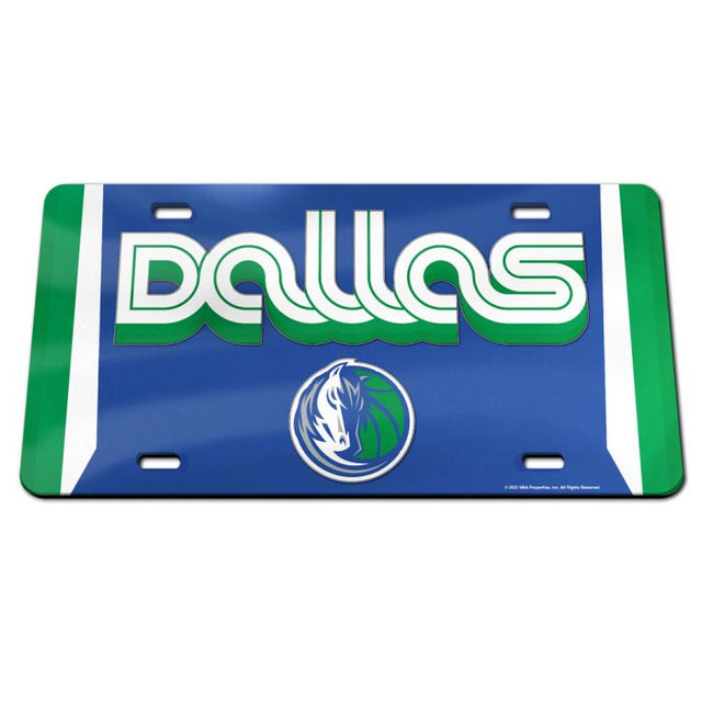 Dallas Mavericks city Specialty Acrylic License Plate