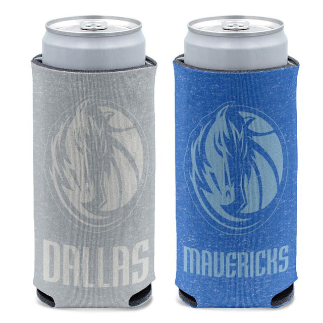 Enfriador de latas delgado de 12 oz con diseño de jaspeado de los Dallas Mavericks