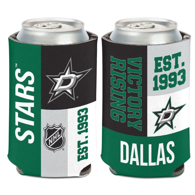 Dallas Stars color block Can Cooler 12 oz.