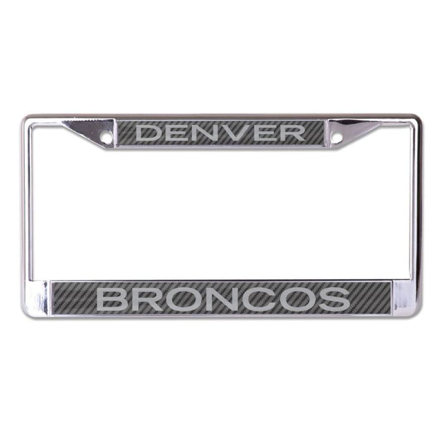 Cuadro con licencia de carbono Denver Broncos, tamaño pequeño, estampado