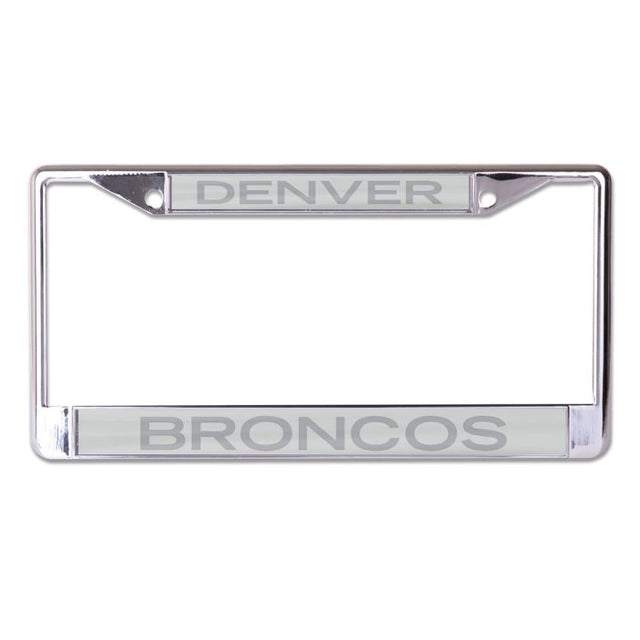 Marco impreso con licencia FROSTED de los Denver Broncos, talla S/L