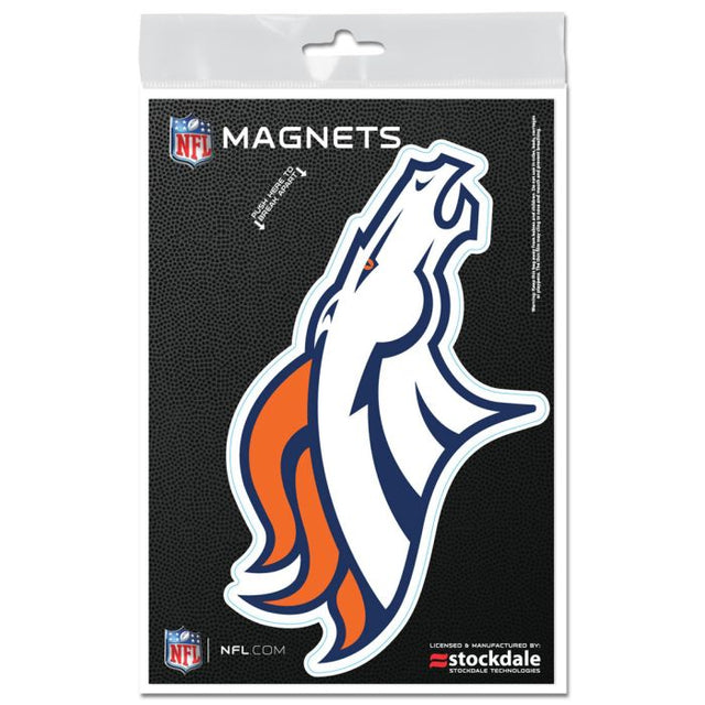 Imanes para exteriores de los Denver Broncos de 3" x 5"