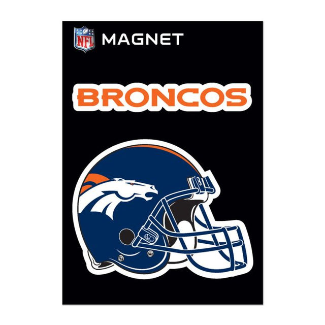 Imanes para exteriores de los Denver Broncos de 5" x 7"