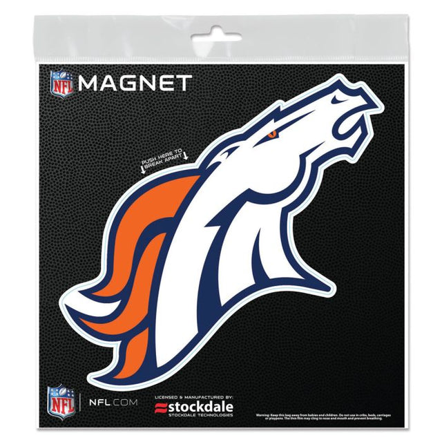 Imanes para exteriores de los Denver Broncos de 6" x 6"