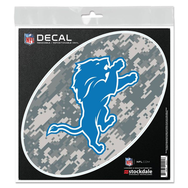 Detroit Lions CAMO All Surface Decal 6" x 6"