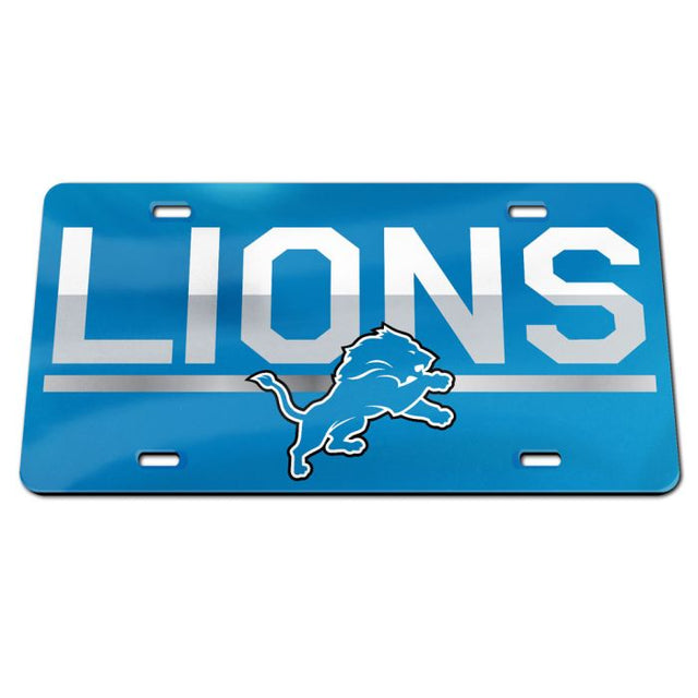 Matrícula especial de acrílico COLOR DUO de Detroit Lions