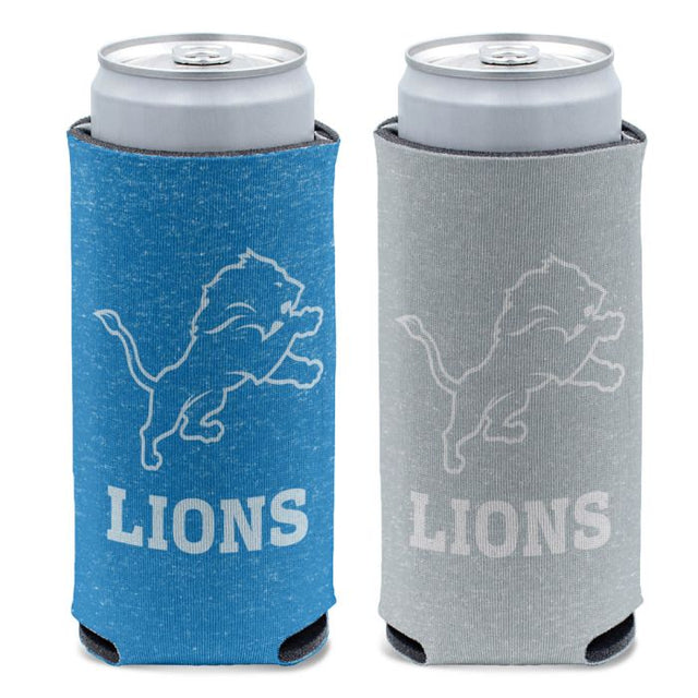 Enfriador de latas delgado de 12 oz de los Detroit Lions de color jaspeado
