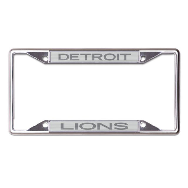 Detroit Lions FROSTED Lic Plt Frame S/S Printed