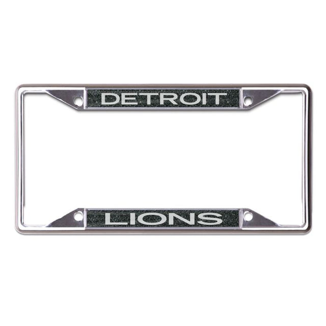 Detroit Lions GLITTER BACKGROUND Lic Plt Frame S/S Printed