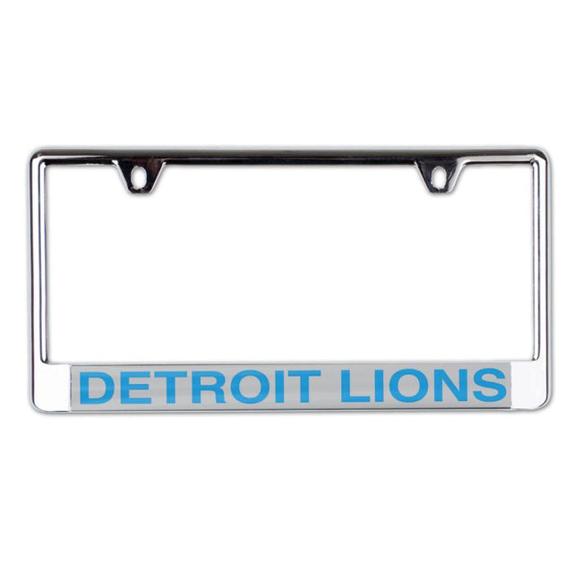 Detroit Lions Lic Plate Frame B/O Printed
