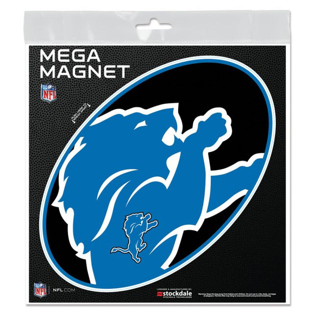 Imanes para exteriores MEGA de los Detroit Lions, 6" x 6"