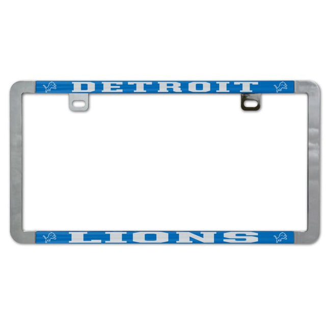 Detroit Lions Metal Lic. Plate Frame Slim