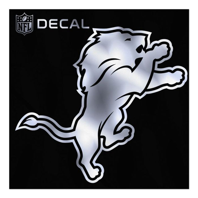 Detroit Lions Metallic Window Decals 12" x 12"