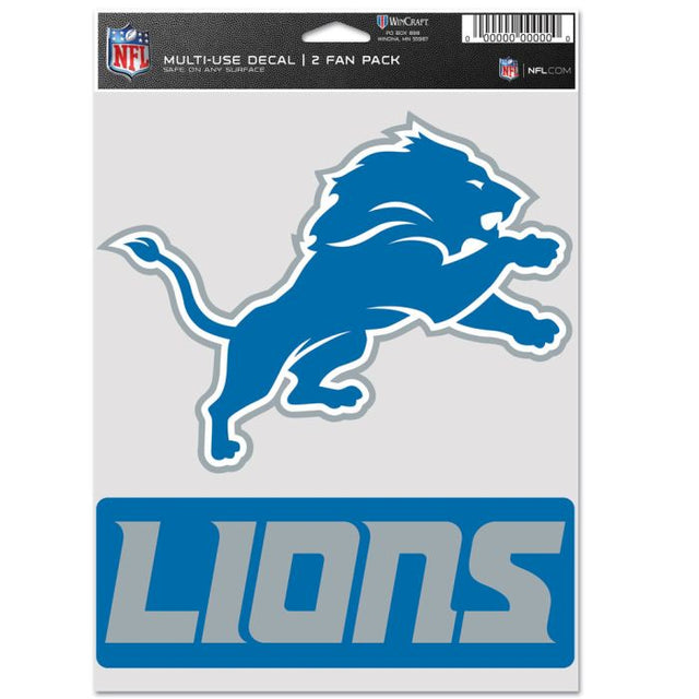 Paquete multiusos para dos aficionados de los Detroit Lions