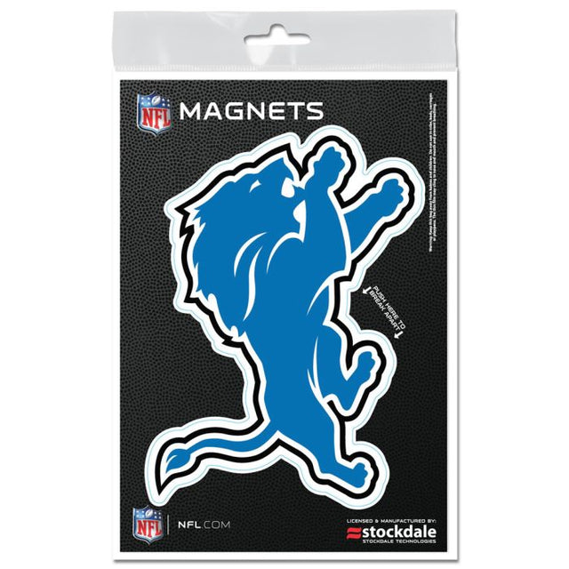 Imanes para exteriores de los Detroit Lions de 3" x 5"