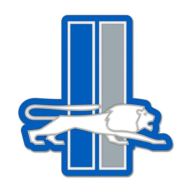 Tarjeta de joyería con pin esmaltado coleccionable retro de los Detroit Lions