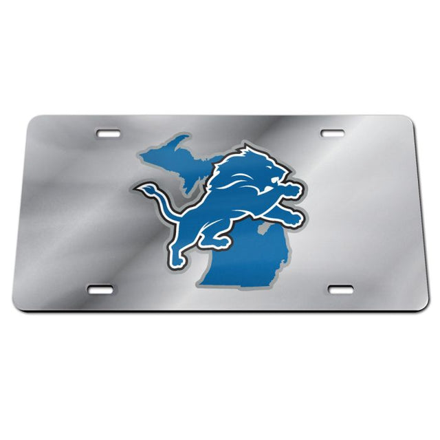 Matrícula especial de acrílico de los Detroit Lions STATE